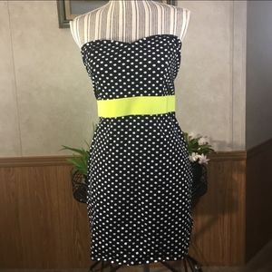 Polka dot mini dress